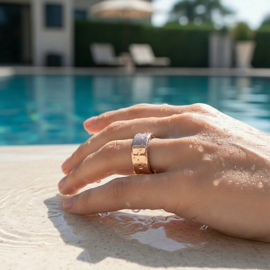 2024 COLMI R02 Smart Ring with Charging Case for Men Women, Battery Life, 39 Days, Health Monitor, 5ATM Waterproof